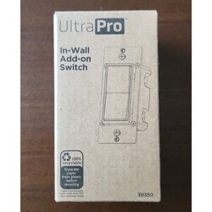 UltraPro Add-On Switch Z-Wave ZigBee In-Wall White 39350 QuickFit Not Standalone